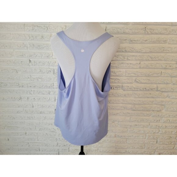 Pure Jill Womens Top Extra Large XL Tank Blue Racerback Stretchy BLU73E - Picture 5 of 8